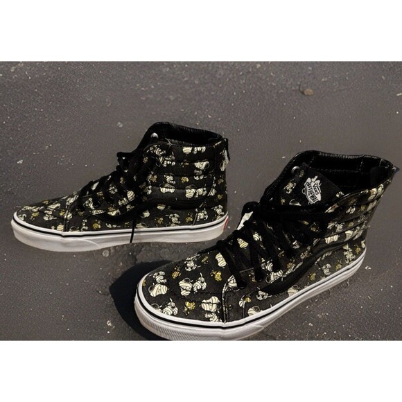 Vans x Peanuts Sk8-HiSnoopy Mummies Glow Black, Kids 6.5 - Picture 7 of 13